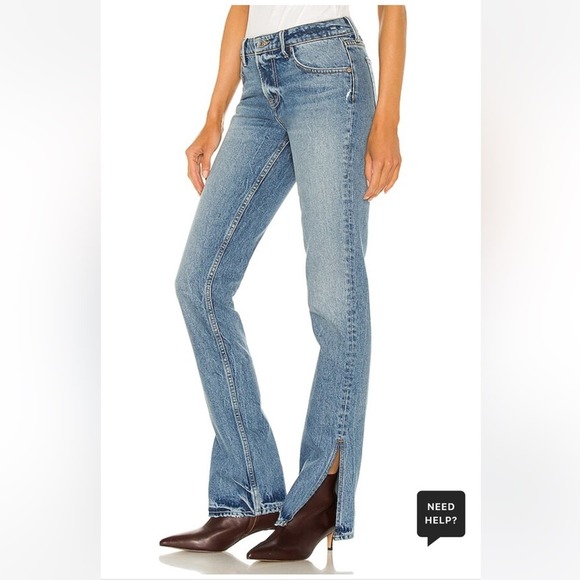 GRLFRND The Hailey Low Rise Slim Boot With Slit Melrose Sz 25 - Picture 2 of 13